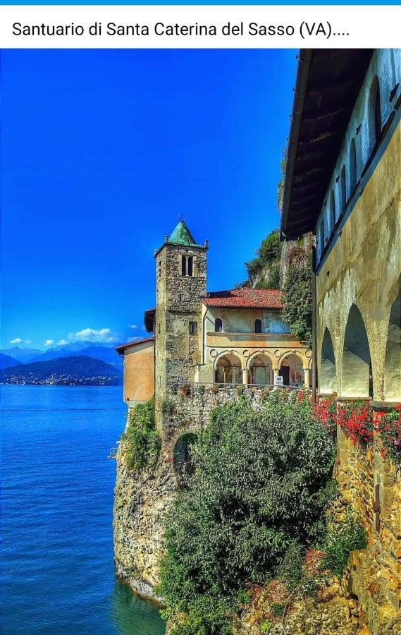 Lago Maggiore, Leggiuno, Ampio Appartamento ภายนอก รูปภาพ