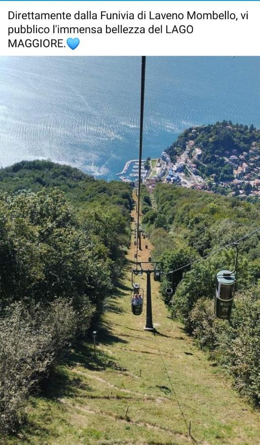Lago Maggiore, Leggiuno, Ampio Appartamento ภายนอก รูปภาพ