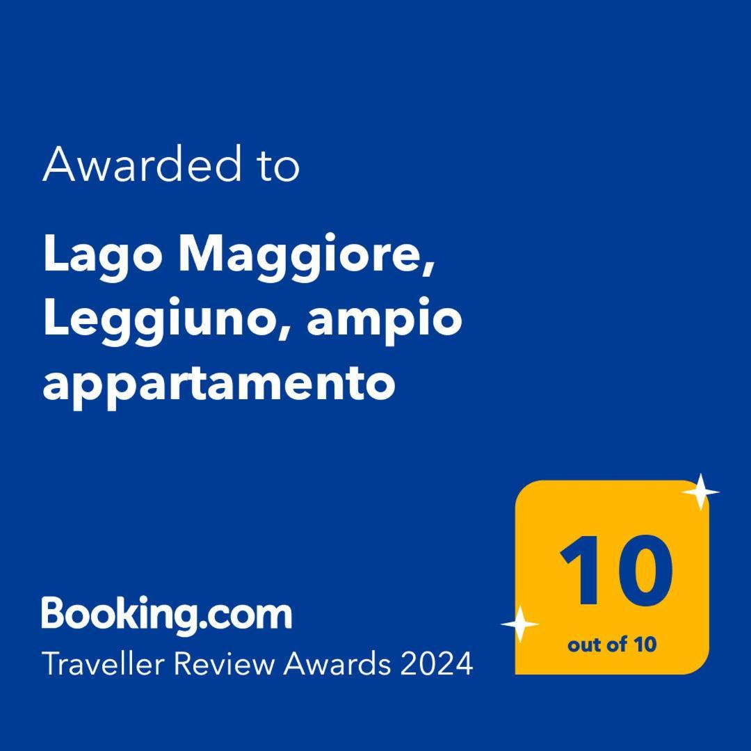 Lago Maggiore, Leggiuno, Ampio Appartamento ภายนอก รูปภาพ